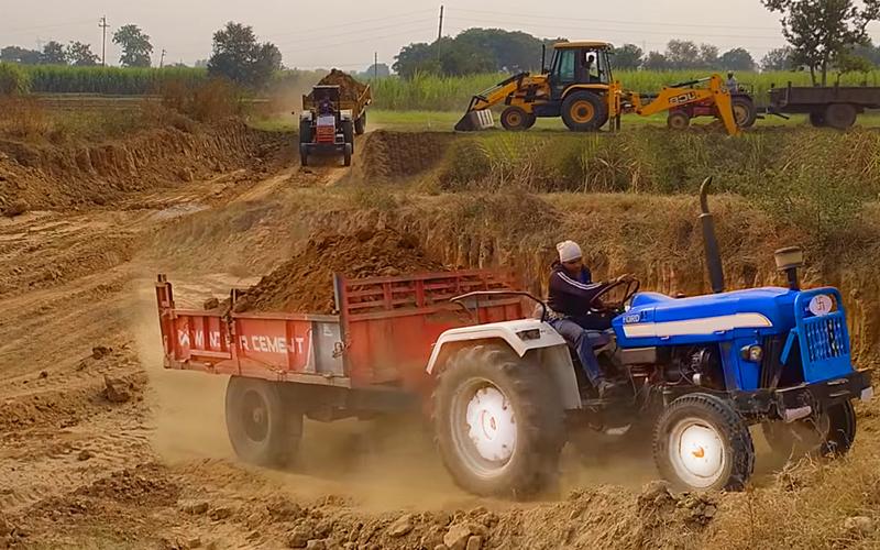 Tractor Trolley Farming Drive ဖန်သားပြင်ဓာတ်ပုံ 1