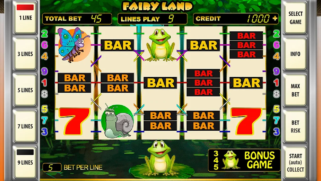 Slot machines Fairy Land Deluxe ภาพหน้าจอ 2