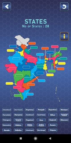India Mapper-(India Map Game) Ảnh chụp màn hình 4
