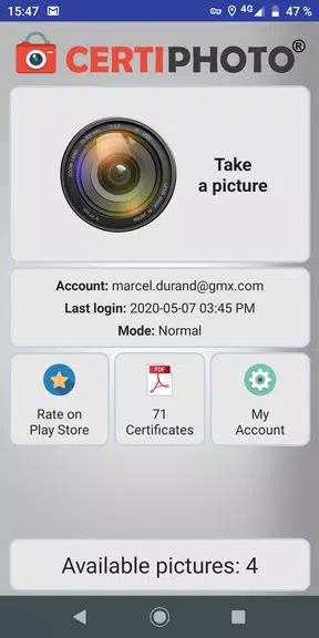 CertiPhoto Ảnh chụp màn hình 1