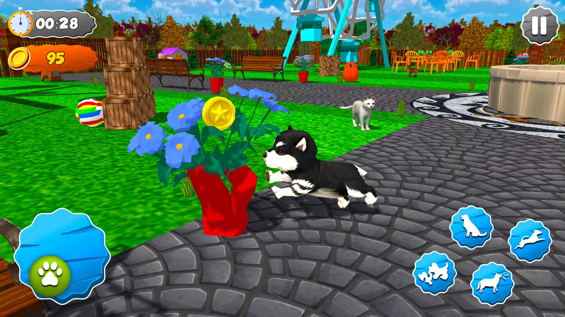 Schermata Pet Dog Game: Virtual Dog Sim 2