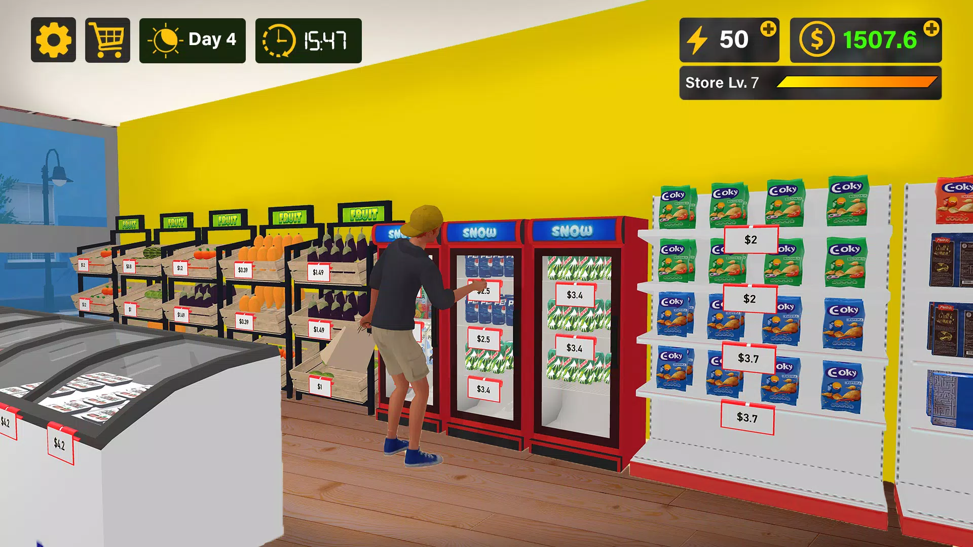 Supermarket 3D Simulation Game Скриншот 1