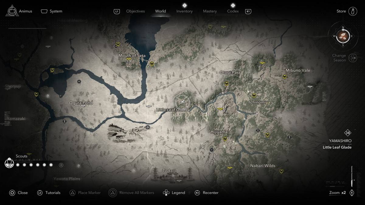 Legendarische Sumi-E-locatie in Assassin's Creed Shadows.