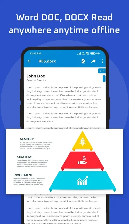 Document Reader: PDF, DOC, PPT Screenshot 3