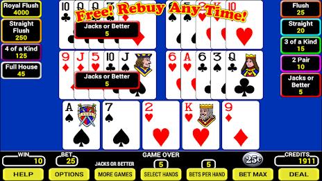 Five Play Poker Schermafbeelding 1