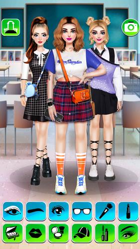 College Girls Fashion Dress Up Скриншот 2