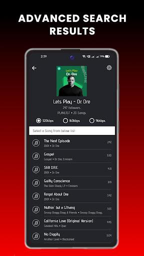 GetMp3 - Mp3 music downloader Schermafbeelding 2