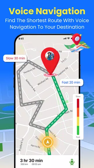 GPS Earth Maps Live Navigation ဖန်သားပြင်ဓာတ်ပုံ 2