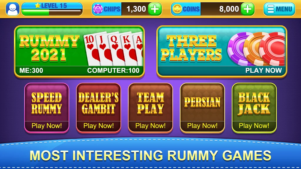 Rummy - Gin Rummy Card Games স্ক্রিনশট 1