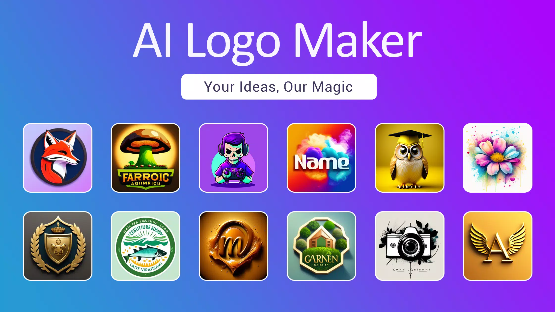 Logo maker AI Logo generator Ảnh chụp màn hình 1