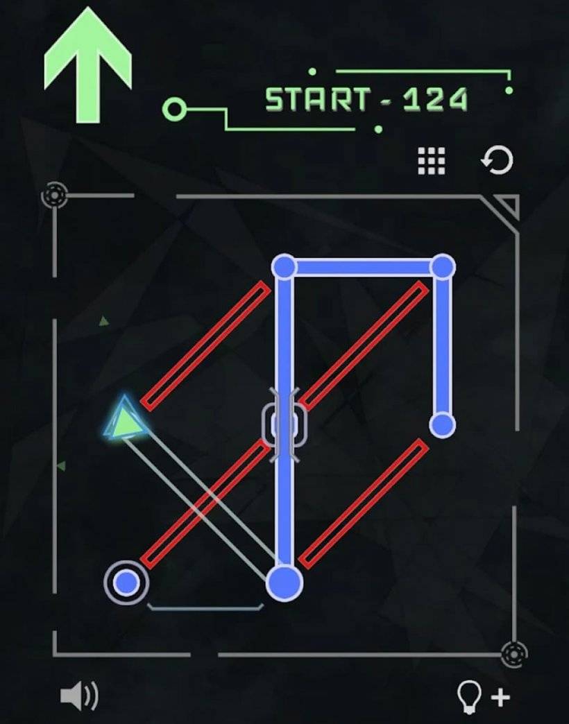 Link All gameplay showing clean-lined puzzle paths connecting minimalist nodes