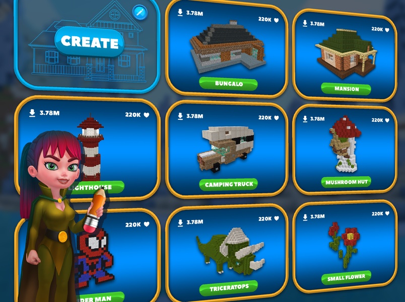 Mini Block Craft Realm Craft應用截圖第1張