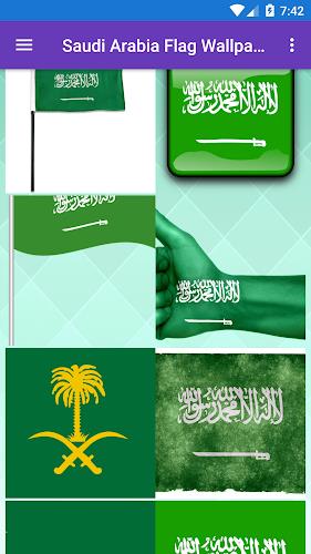 Saudi Arabia Flag Wallpaper: F应用截图第3张