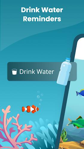Drink Water Reminder Aquarium スクリーンショット 1