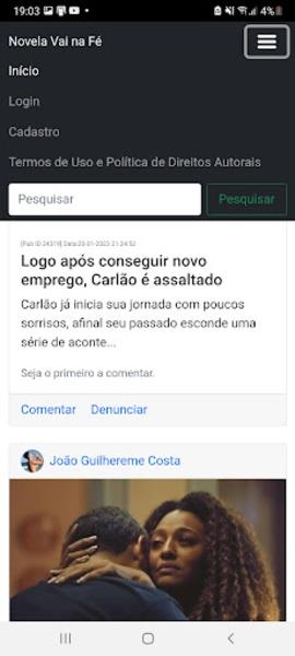 Novela Cara e Coragem 스크린샷 3