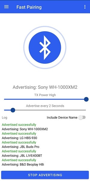 Bluetooth Le Spam スクリーンショット 1