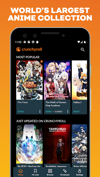 Crunchyroll スクリーンショット 2