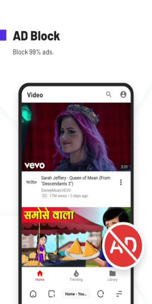 UC Browser Turbo-快速下載，安全，廣告攔截應用截圖第3張