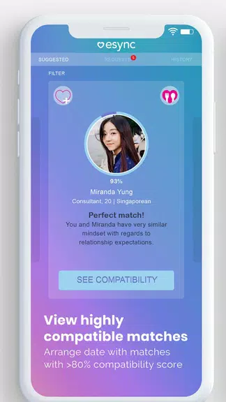 Esync - Singles Dating App Screenshot 4