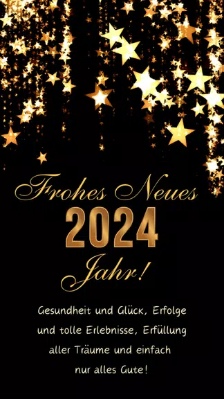 Neujahrswünsche und Grüße 2024 Ảnh chụp màn hình 1