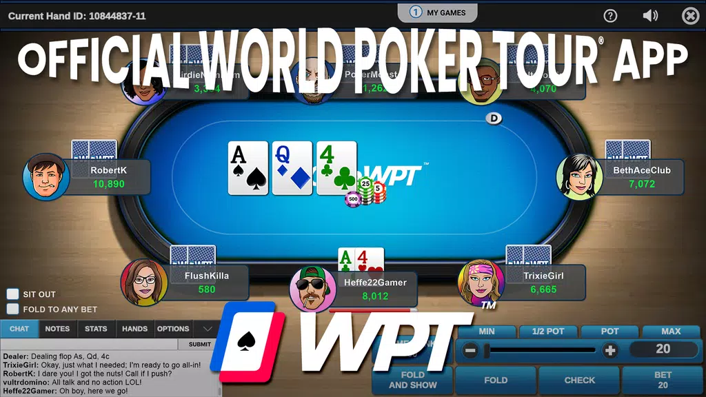 ClubWPT: Free Poker, Casino Zrzut ekranu 1