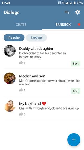 Fake Chat Messenger — TeleFake應用截圖第3張
