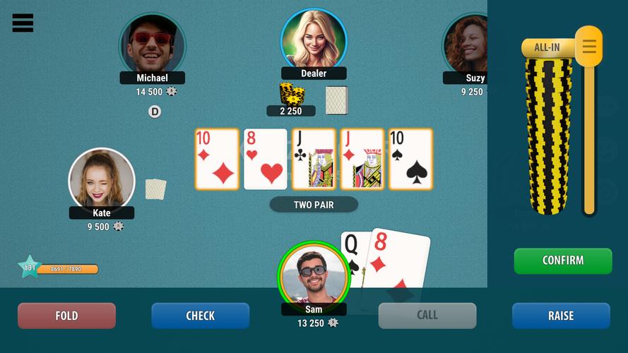 Kindza Poker ဖန်သားပြင်ဓာတ်ပုံ 3