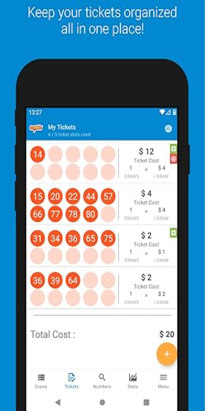 Georgia Lottery Keno : GA Live Results & Tickets ဖန်သားပြင်ဓာတ်ပုံ 2