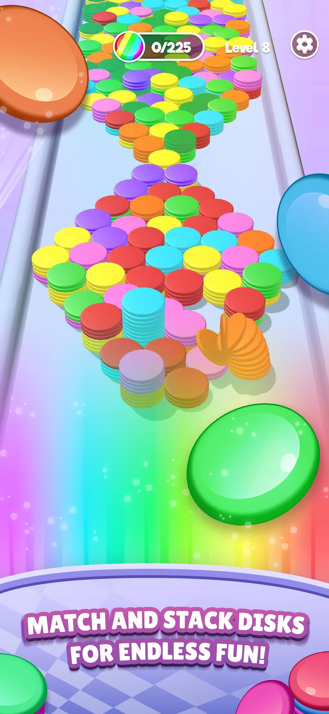 Stack Blast - Disk Shooter ภาพหน้าจอ 1