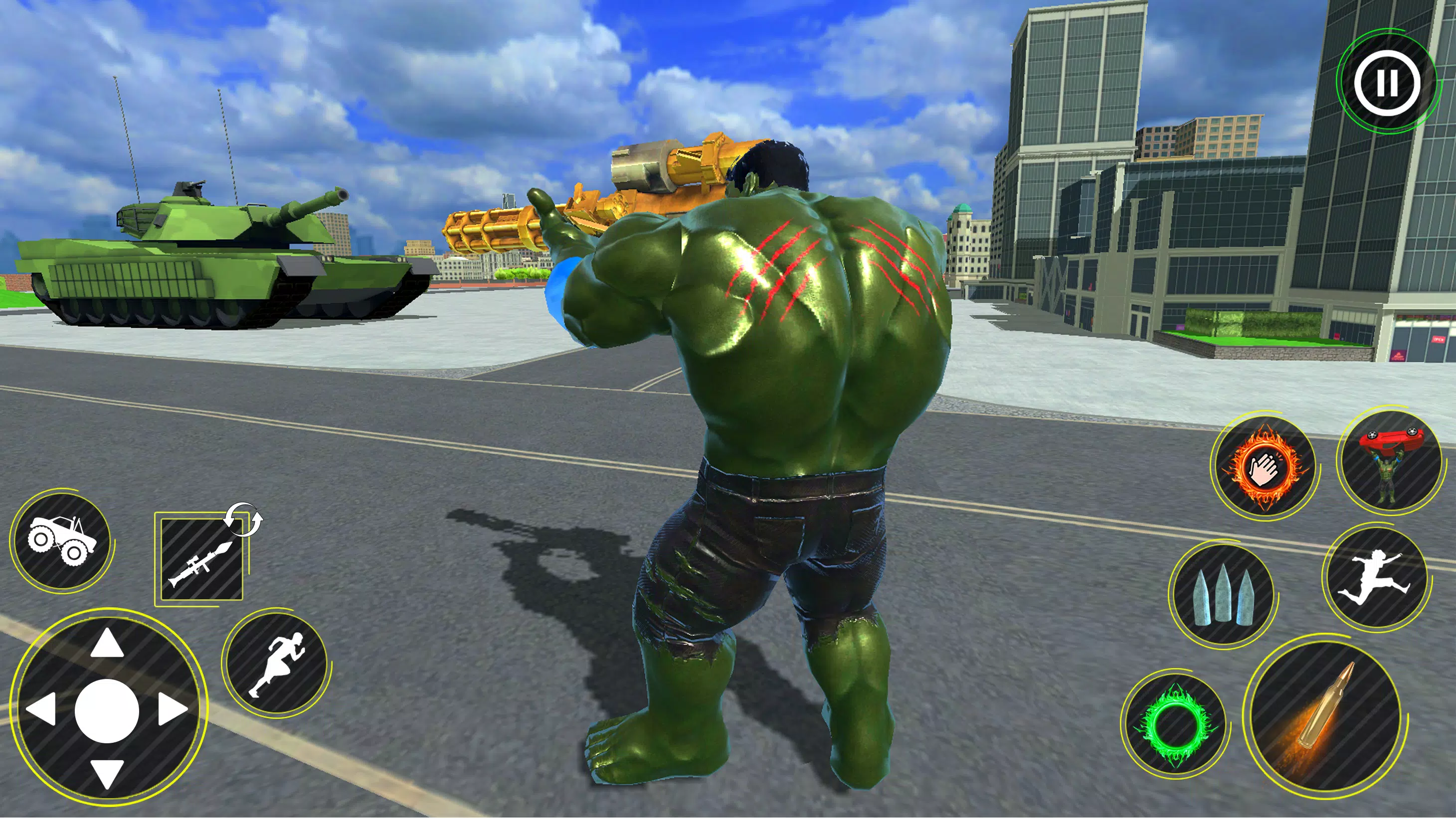 Incredible Monster Hero 3D War Captura de pantalla 3