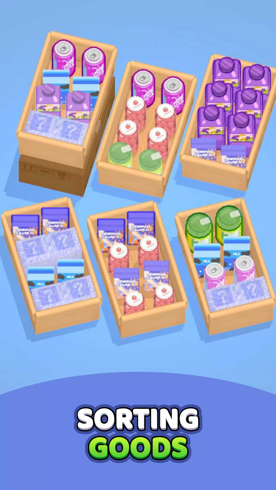 Crazy Goods Sort 3D Capture d'écran 1