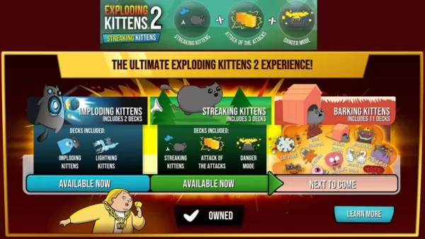 Streaking Kittens Expansion Enhances Exploding Kittens 2 with New Cards and Features