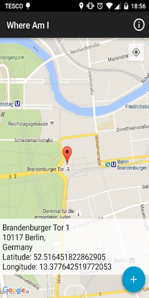 Where Am I - Location and address finder. Tangkapan skrin 1