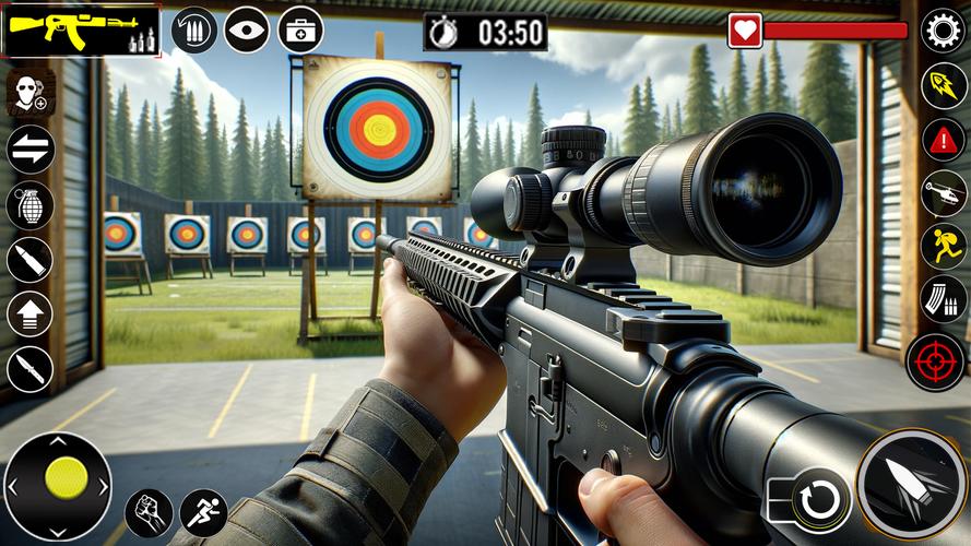 Real Target Gun Shooter Games Captura de pantalla 4