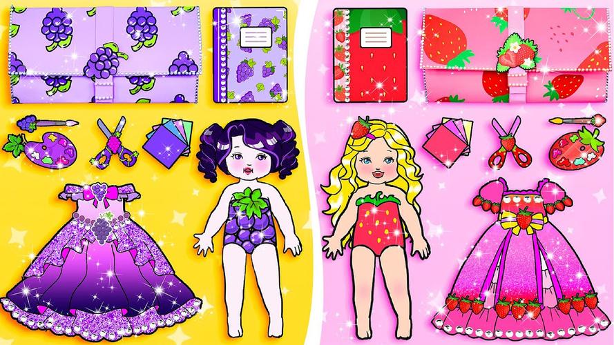 Schermata Paper Dolls Diary DIY Dress Up 1