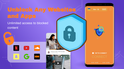 VPN Ukraine - Free VPN Proxy Server & Secure App应用截图第1张