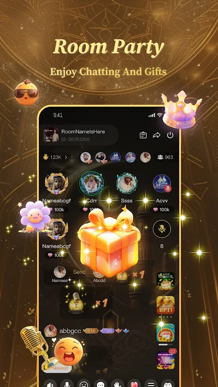 Sola - Group Voice Chat Rooms Captura de pantalla 1