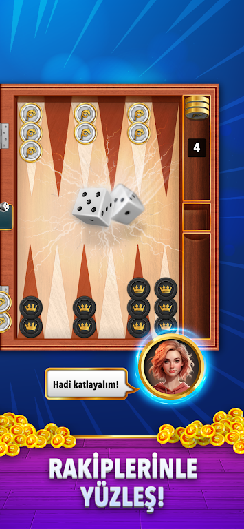 Masters of Backgammon : Online Capture d'écran 2