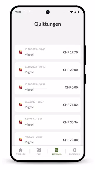 Migrolcard應用截圖第4張