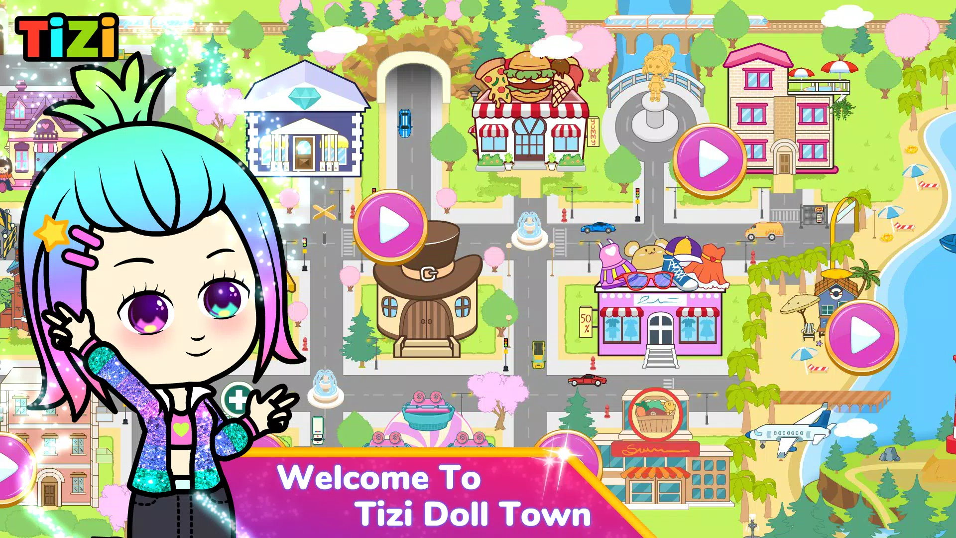 Tizi Town: Doll Dress Up Games Screenshot 1