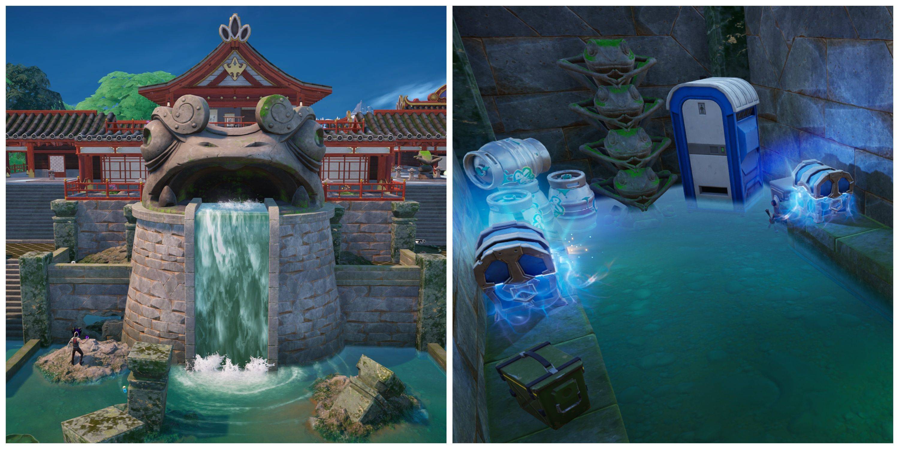 Fortnite: Alisan ng takip ang nakatagong vault sa mga baha na palaka