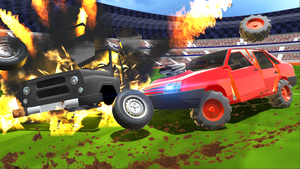 Russian Cars: Crash Simulator ภาพหน้าจอ 1