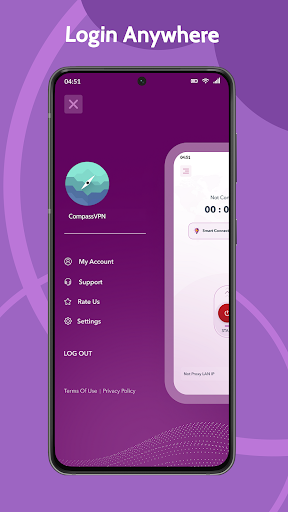 CompassVPN: Fast Unlimited VPN ဖန်သားပြင်ဓာတ်ပုံ 3