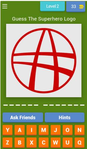 Superhero Logo Quiz应用截图第3张