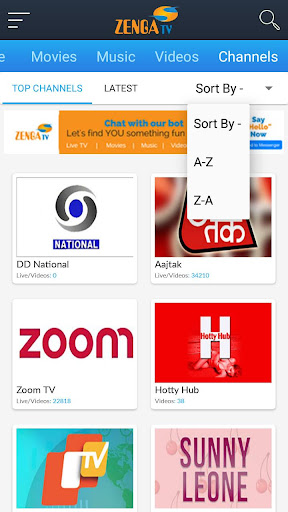 ZengaTV Mobile TV Live TV स्क्रीनशॉट 4