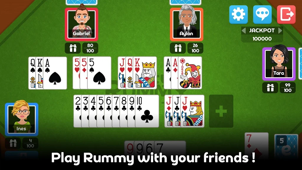 Multiplayer Rummy Game Ekran Görüntüsü 3