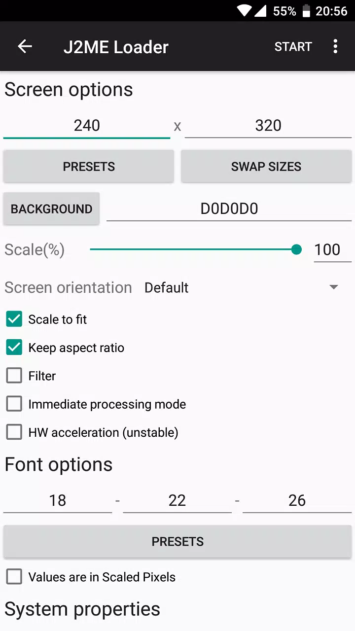 J2ME Loader ဖန်သားပြင်ဓာတ်ပုံ 2
