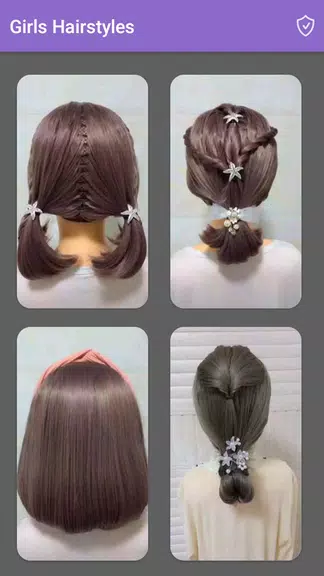 Girls Hairstyles Step By Step Ekran Görüntüsü 2