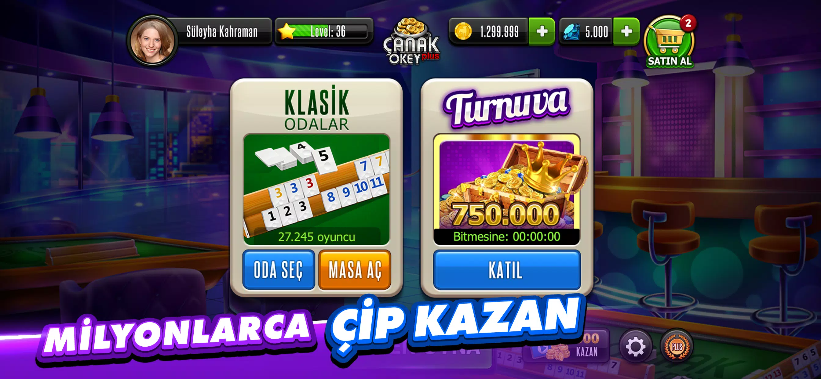 Çanak Okey Plus スクリーンショット 3