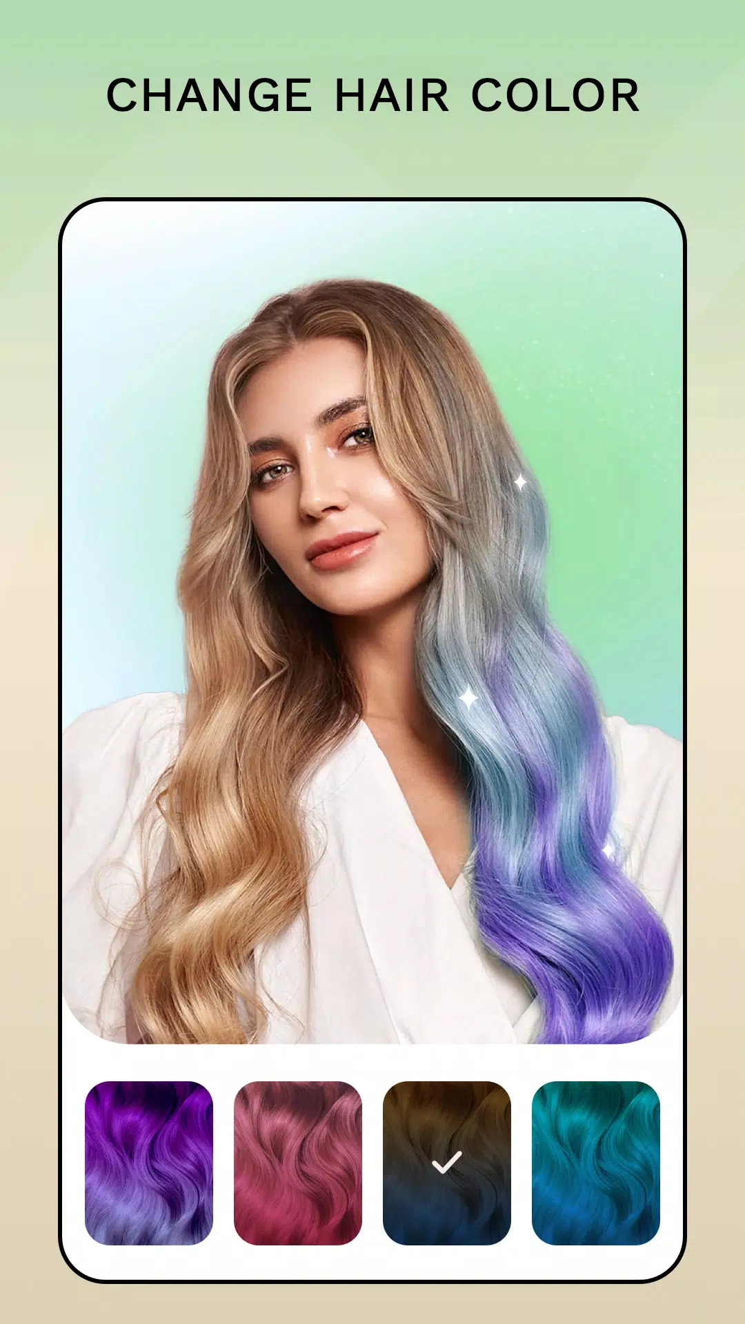 Hair Color Changer: Hairstyles應用截圖第1張
